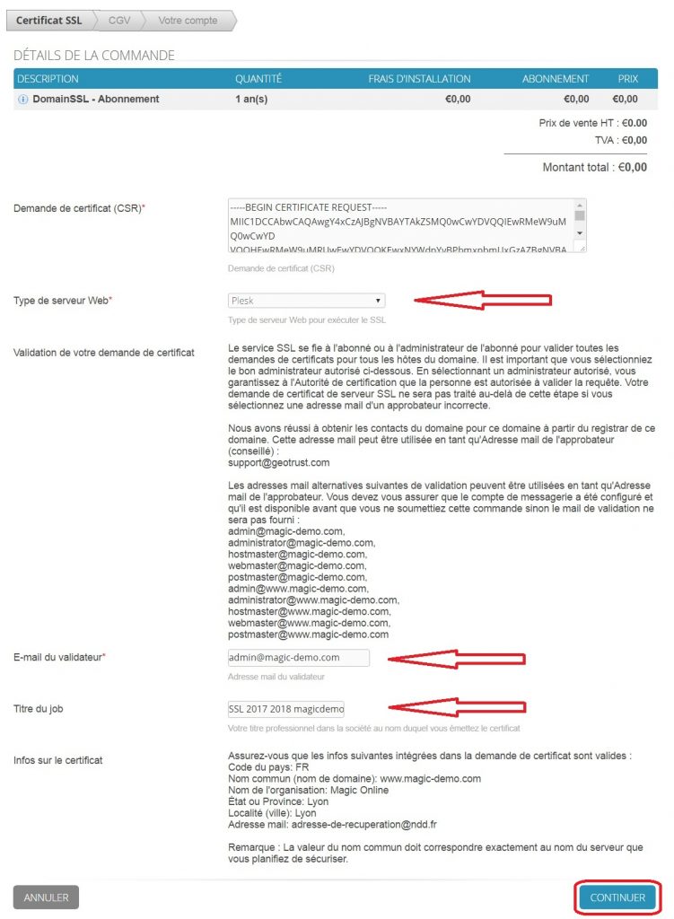 SSL : Installation Certificat - Assistance Nuxit