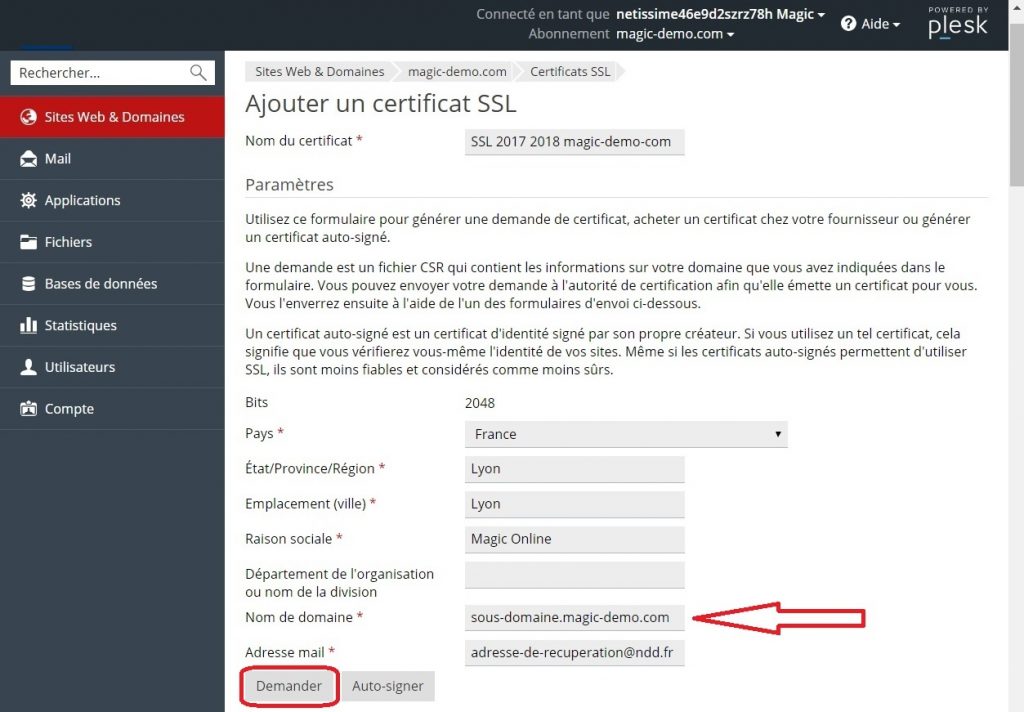 SSL : Installation Certificat - Assistance Nuxit