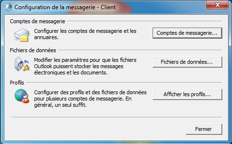Configuration Email Exchange 2013 sur Outlook 2010 - Client