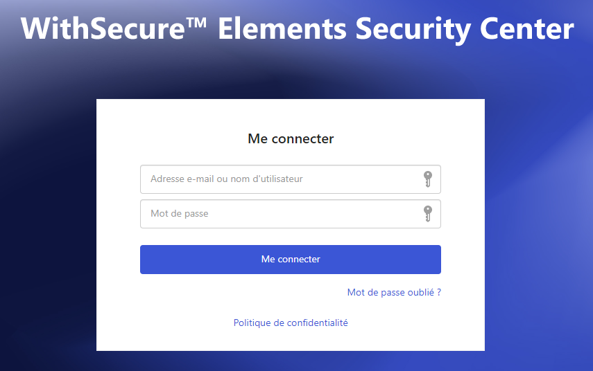Portail WithSecure